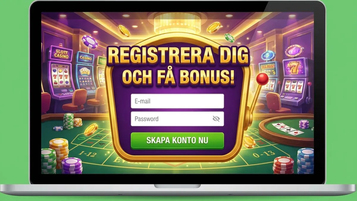 Registrera dig med bonus